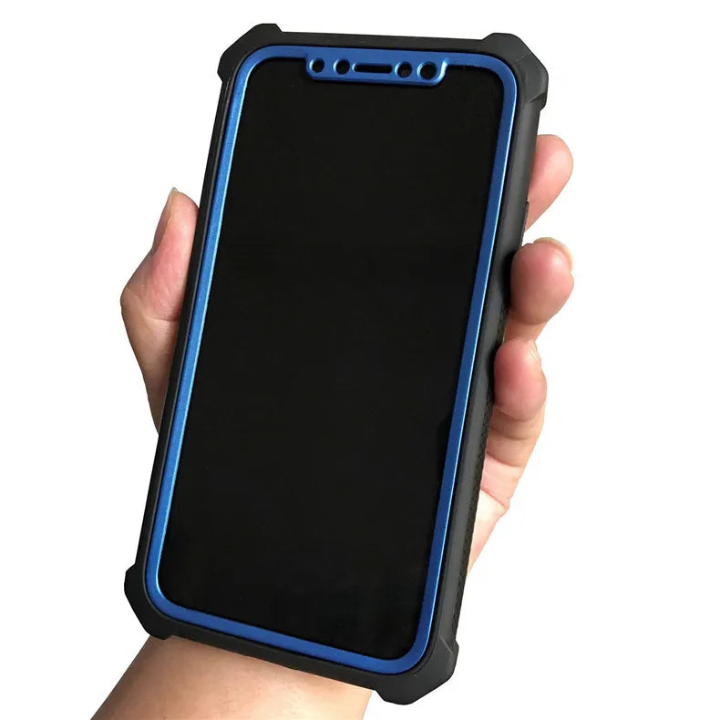 Clear TPU & PC Bumper Case – Shockproof iPhone Cover