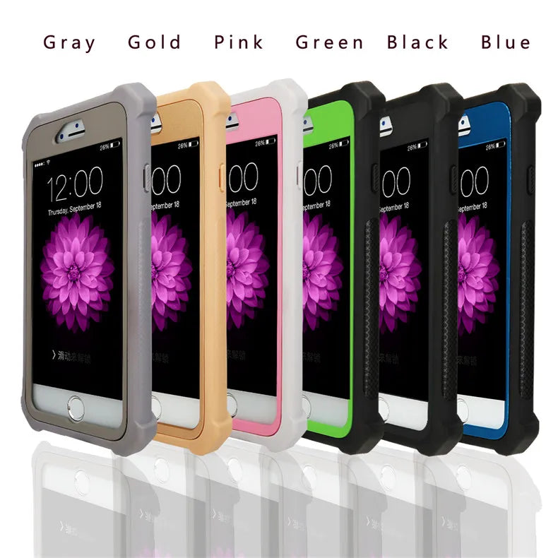 Clear TPU & PC Bumper Case – Shockproof iPhone Cover