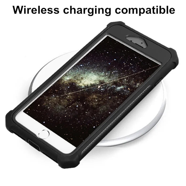 Clear TPU & PC Bumper Case – Shockproof iPhone Cover