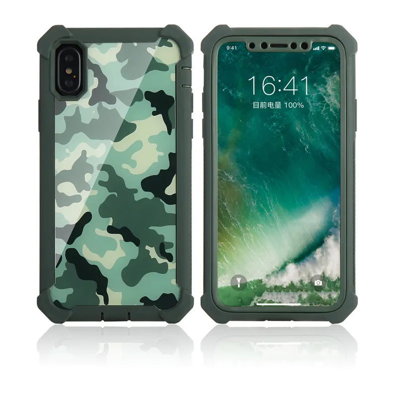 Clear TPU & PC Bumper Case – Shockproof iPhone Cover