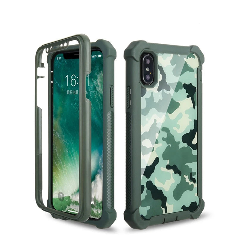 Clear TPU & PC Bumper Case – Shockproof iPhone Cover