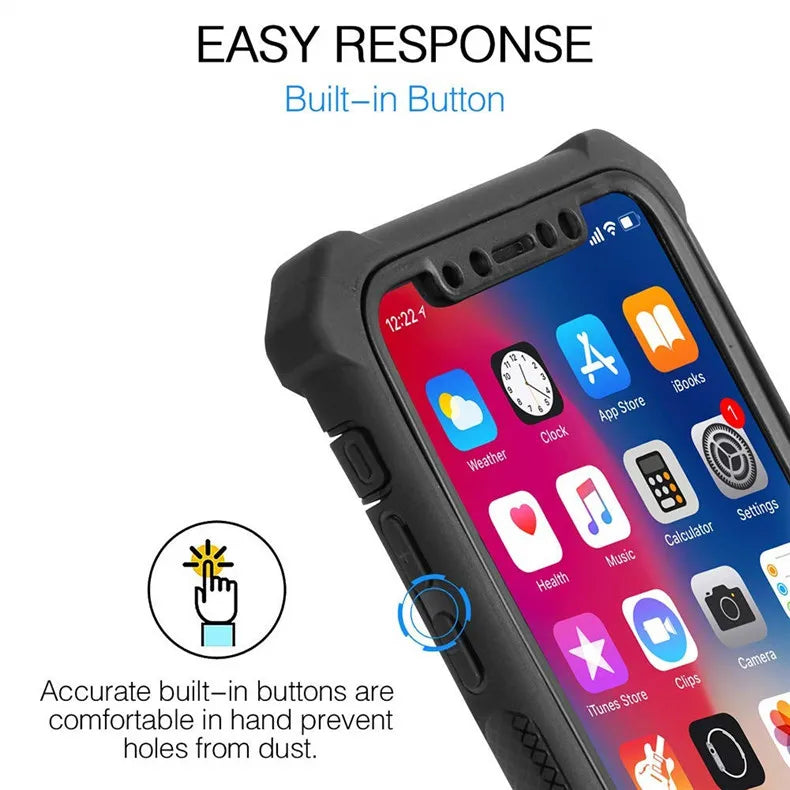 Clear TPU & PC Bumper Case – Shockproof iPhone Cover