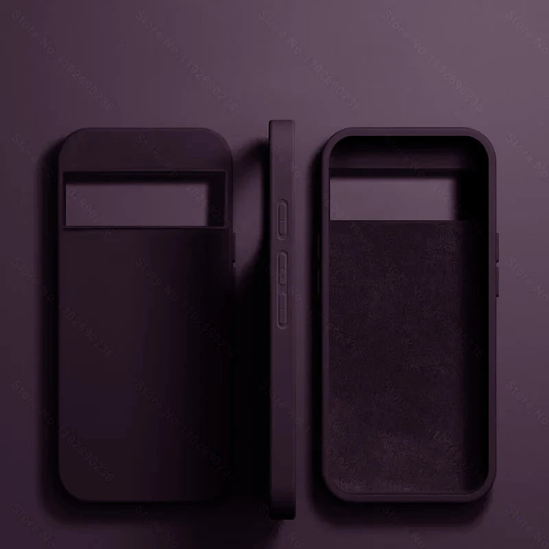 Luxury New Liquid Silicone Cases For Google Pixel 9 8 Pro XL Bumper Shockproof Case Soft Back Cover Phone Accessories