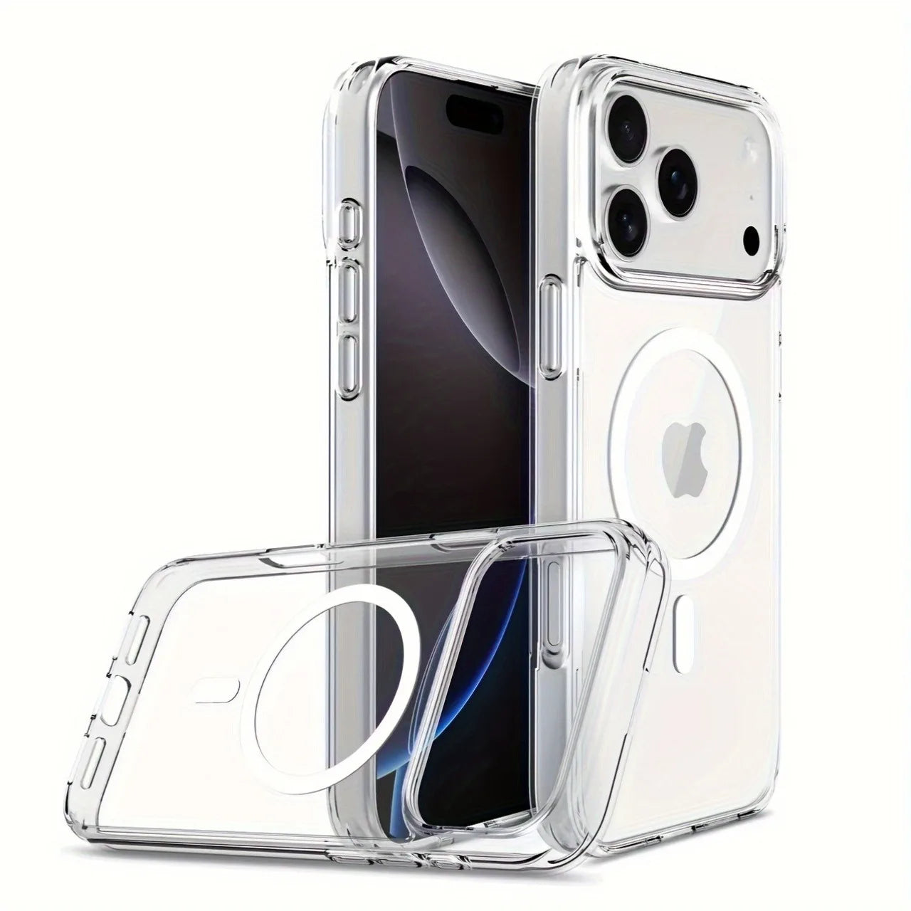 MagSafe Transparent Magnetic Case – iPhone 17/16/15/14/13/12/11 & More