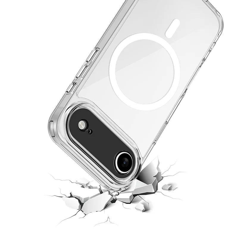 iPhone 17 Series MagSafe Clear Acrylic Case – Slim & Magnetic