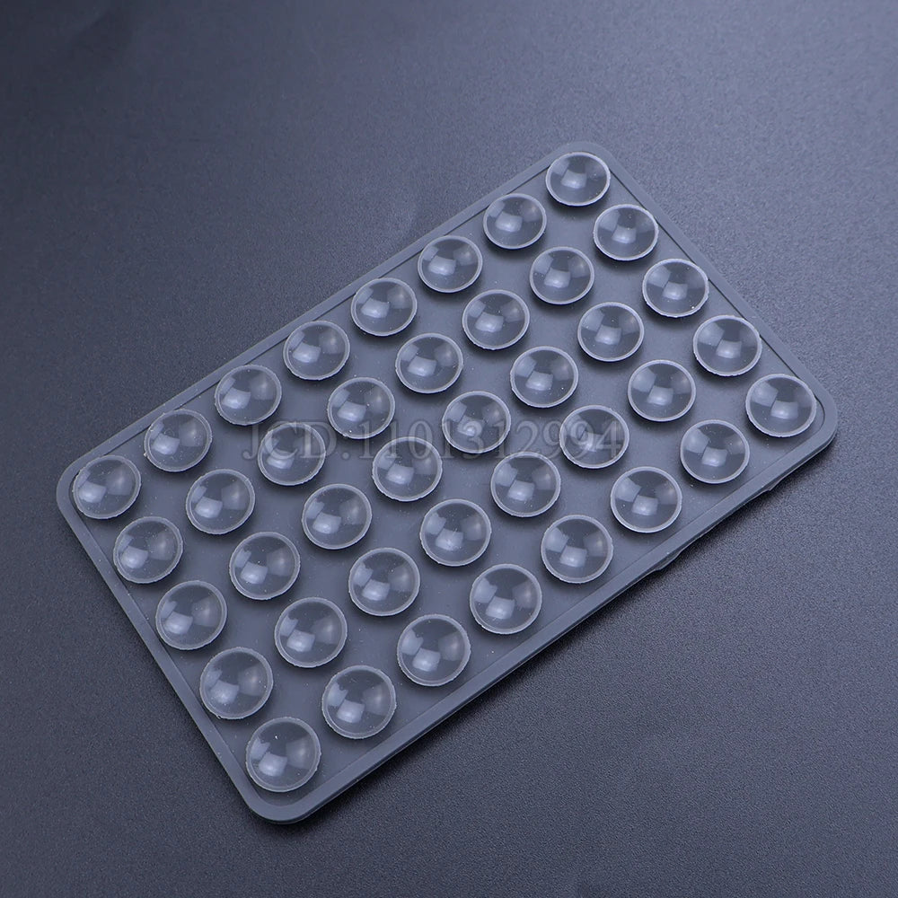 Suction Phone Case Double-Sided Mount, Silicone Sticky Phone Stand for iPhone & Android, Hands-Free Selfies, Strong Grip Holder