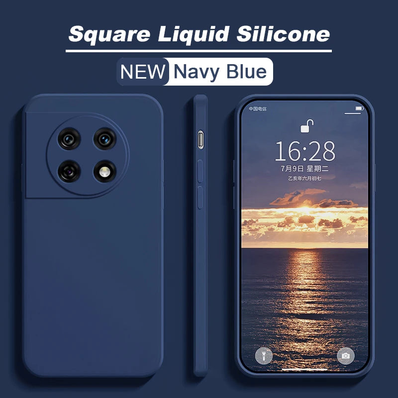 For Google Pixel 7 Shockproof Square Liquid Silicon TPU Phone Case Google Pixel 7/Pixel 8 Pro Protective Camera Lens