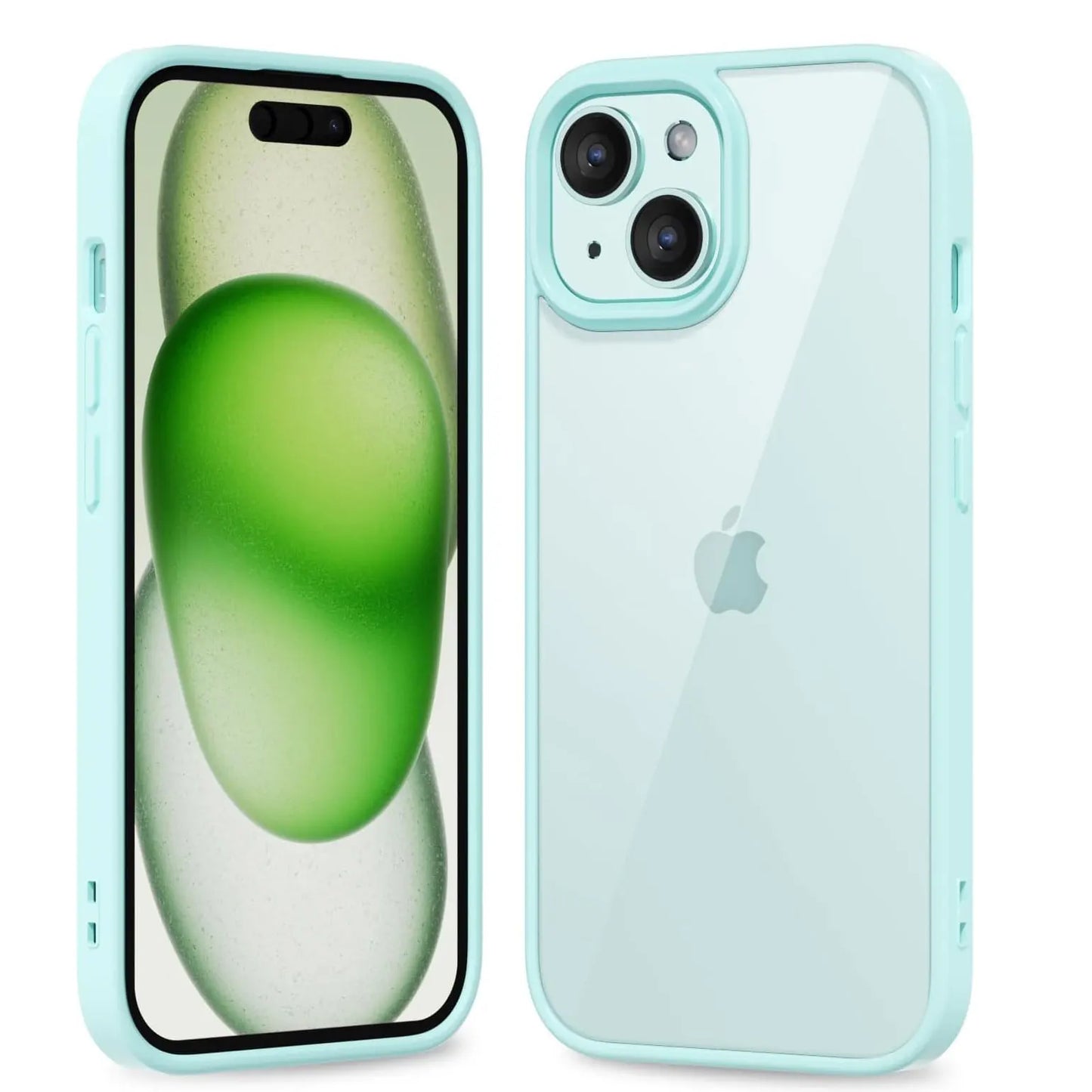 Luxury Soft Transparent Case For iPhone 16 15 14 13 Pro Max Mini Plus Candy Shockproof Bumper Cover Case