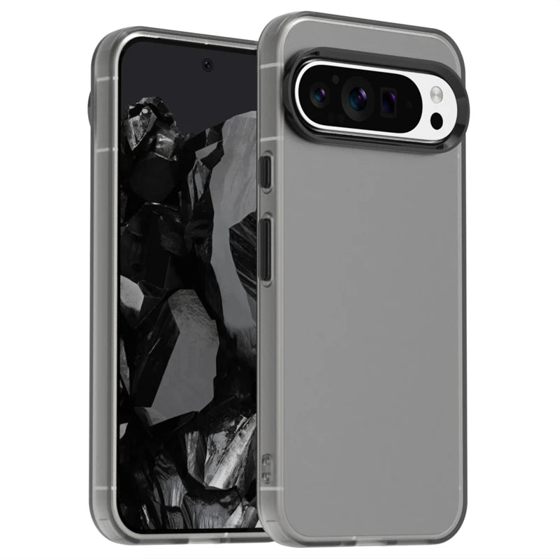 Matte Translucent TPU Silicone Protector Phone Case for Google Pixel 9