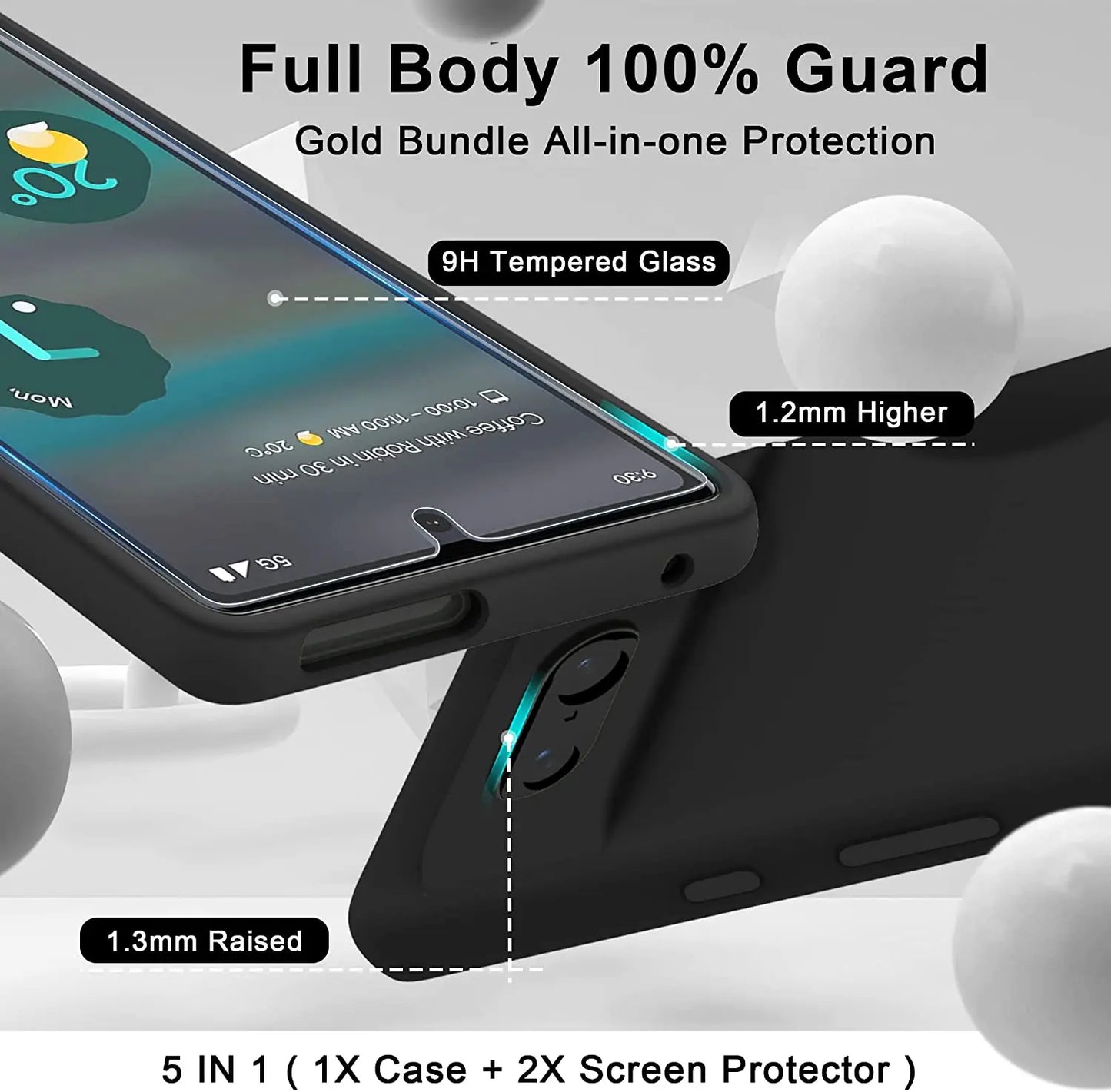 For Google Pixel 7 Shockproof Square Liquid Silicon TPU Phone Case Google Pixel 7/Pixel 8 Pro Protective Camera Lens