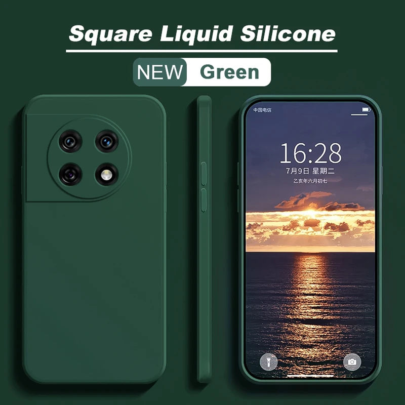 For Google Pixel 7 Shockproof Square Liquid Silicon TPU Phone Case Google Pixel 7/Pixel 8 Pro Protective Camera Lens
