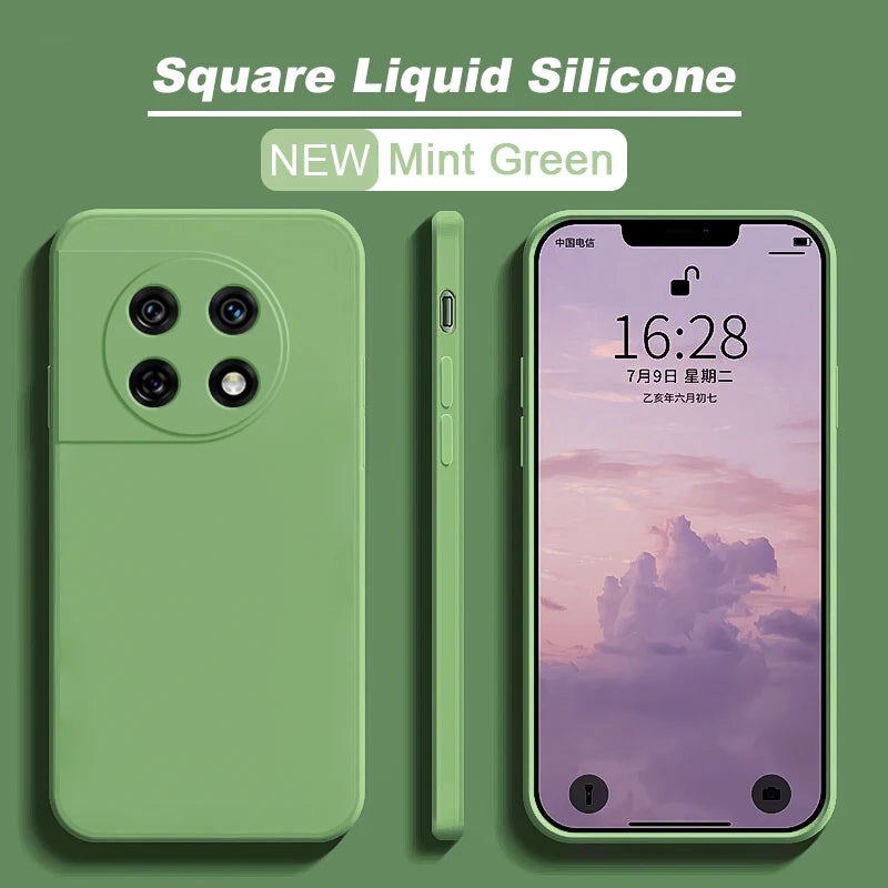 For Google Pixel 7 Shockproof Square Liquid Silicon TPU Phone Case Google Pixel 7/Pixel 8 Pro Protective Camera Lens
