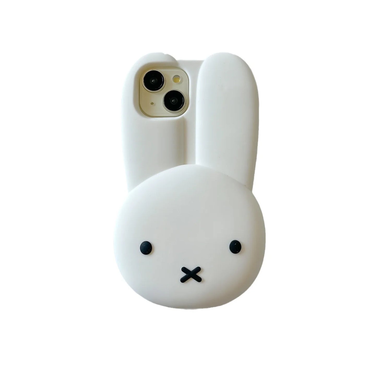 Miffy Kawaii Silicone Phone Case for iPhone – Soft Anti-Drop Full Cover