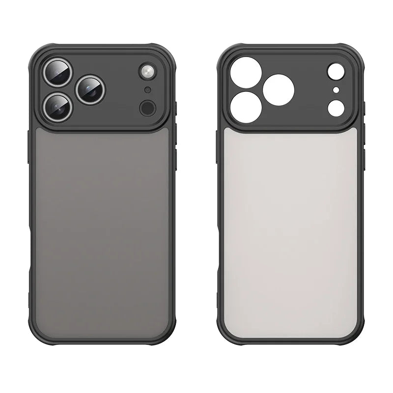 Premium Matte Clear Skin Feel Phone Case for iPhone 17 Air Pro Max Solid Color Camera Protective Cover