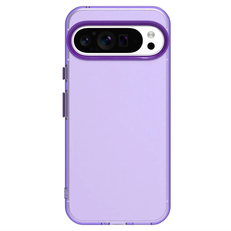 Matte Translucent TPU Silicone Protector Phone Case for Google Pixel 9