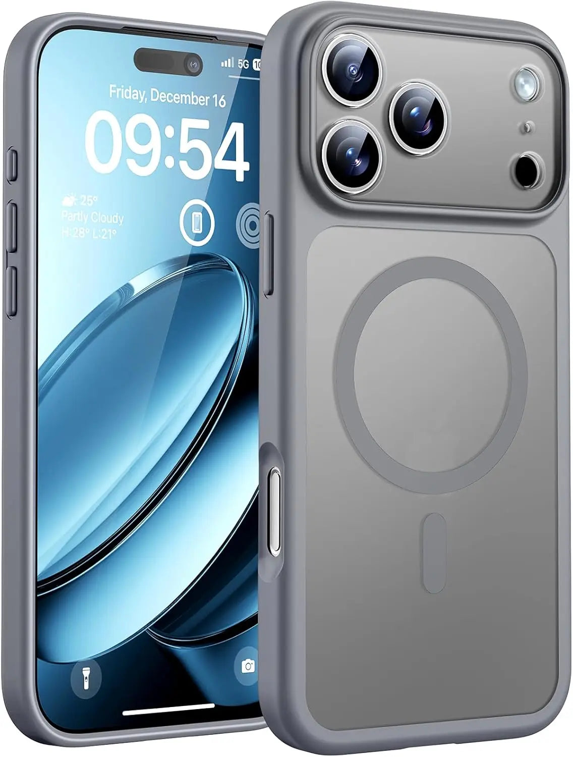 MagSafe Matte Armor Case for iPhone 17 Pro Max – Shockproof & Stylish