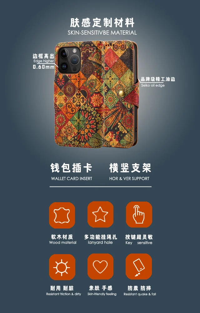 Google Pixel 8 Pro Wallet Phone Case Google Pixel 8 7 7A 6 6A Case High Quality Leather National Style Totem Flip Back Cover