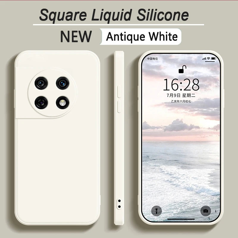 For Google Pixel 7 Shockproof Square Liquid Silicon TPU Phone Case Google Pixel 7/Pixel 8 Pro Protective Camera Lens