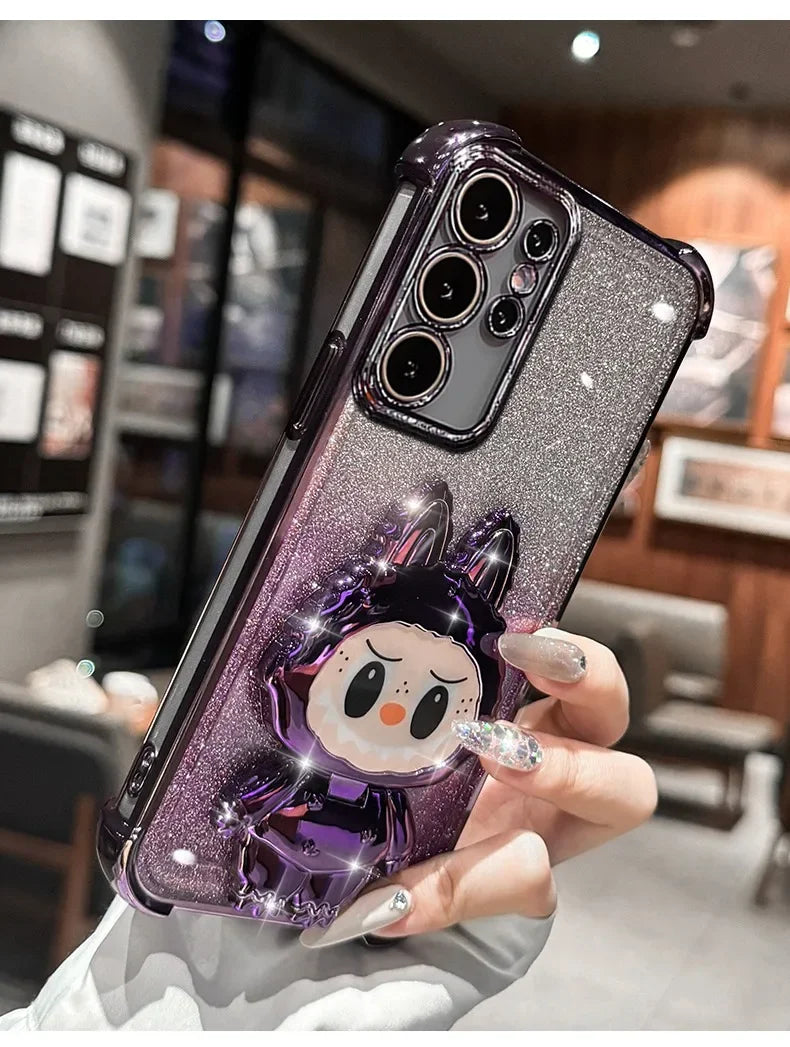 Glitter Mirror Silicone Case for Samsung Galaxy S25 Ultra