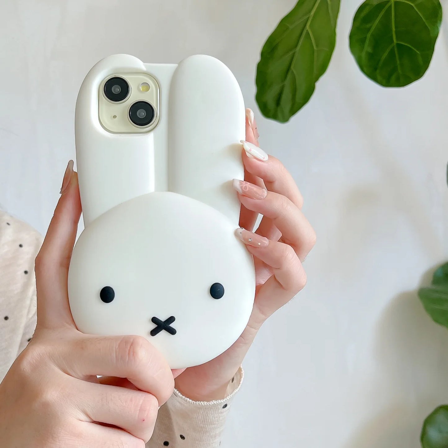 Miffy Kawaii Silicone Phone Case for iPhone – Soft Anti-Drop Full Cover