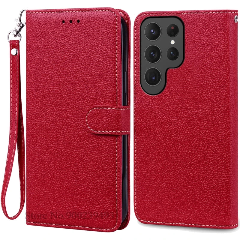 S25/S25+/S25 Ultra Case For Samsung Galaxy S25 Case Wallet Leather Flip Cover For Samsung Galaxy S25 Ultra Case S25 Plus Fundas