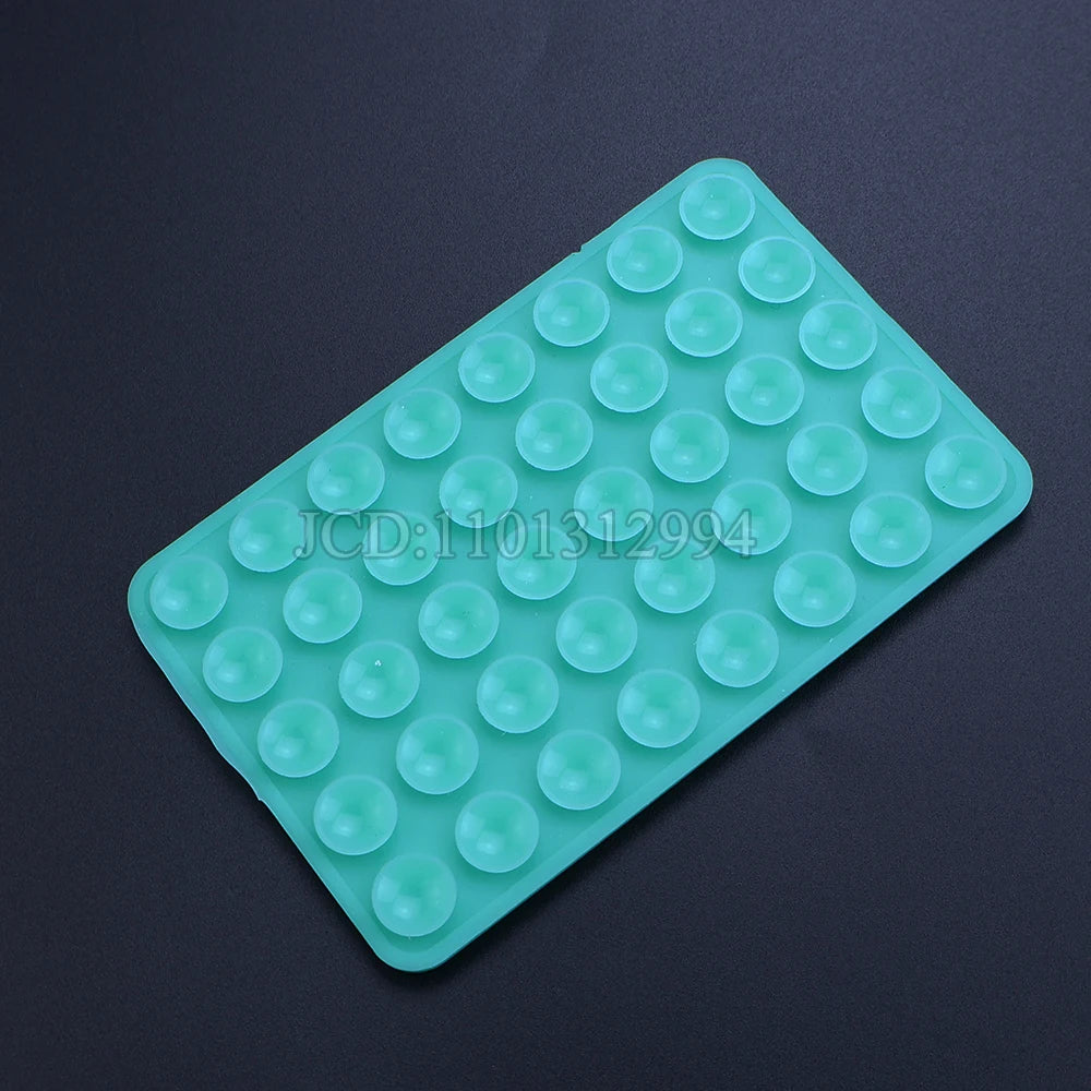 Suction Phone Case Double-Sided Mount, Silicone Sticky Phone Stand for iPhone & Android, Hands-Free Selfies, Strong Grip Holder