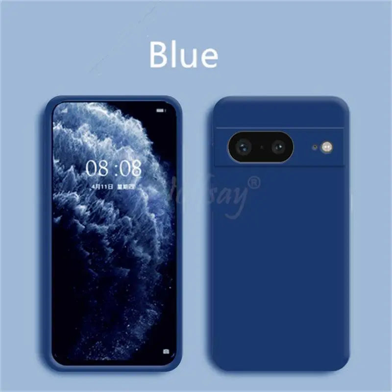 For Google Pixel 8 Case Liquid Silicone Rubber Protector Phone Case Google Pixel 8 Pro 7A 7 6A 6 Pro Cover TPU Pixel 8 Pro Case