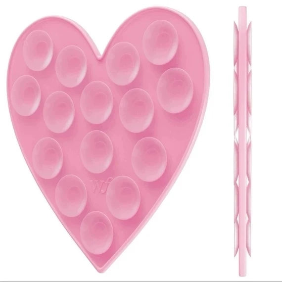 Wildflower WF Love Suction Phone Case – Heart-Shaped Suction Cup Grip Cover
