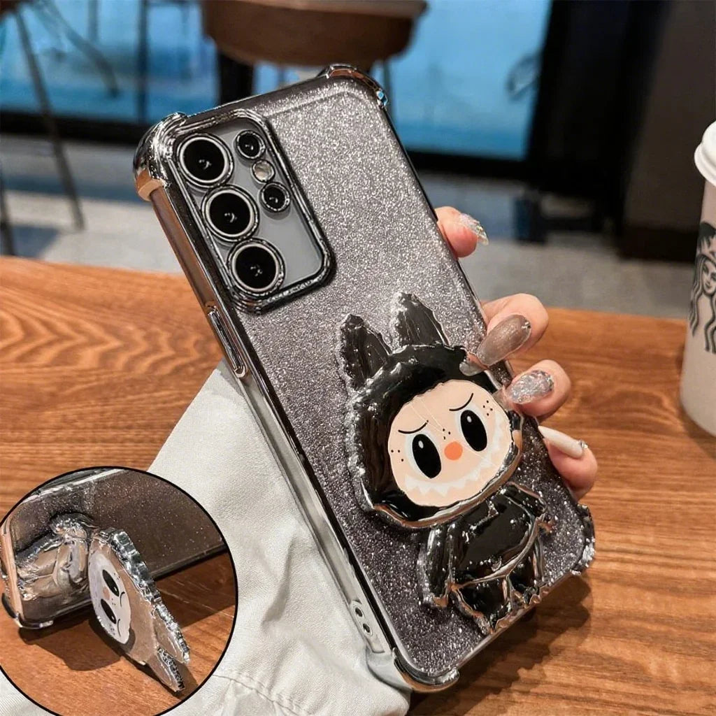 Glitter Mirror Silicone Case for Samsung Galaxy S25 Ultra