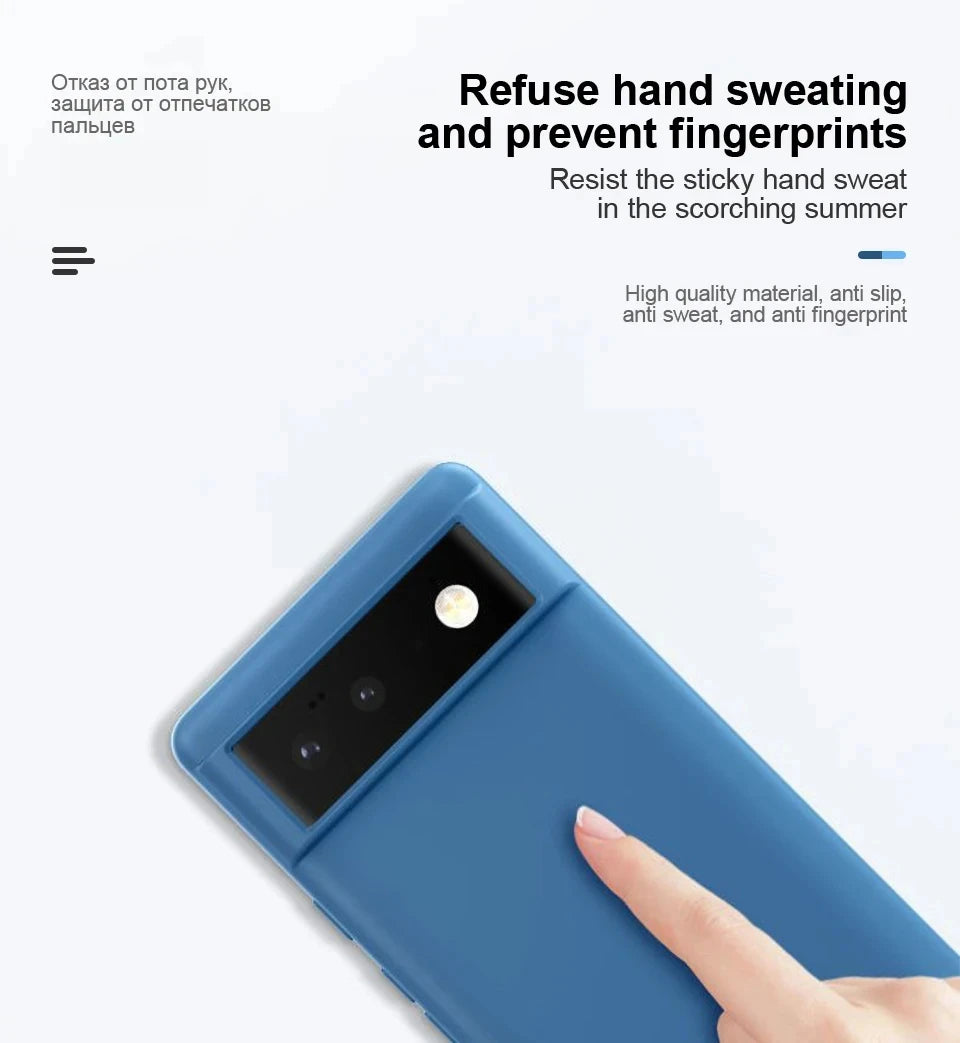 Luxury New Liquid Silicone Cases For Google Pixel 9 8 Pro XL Bumper Shockproof Case Soft Back Cover Phone Accessories