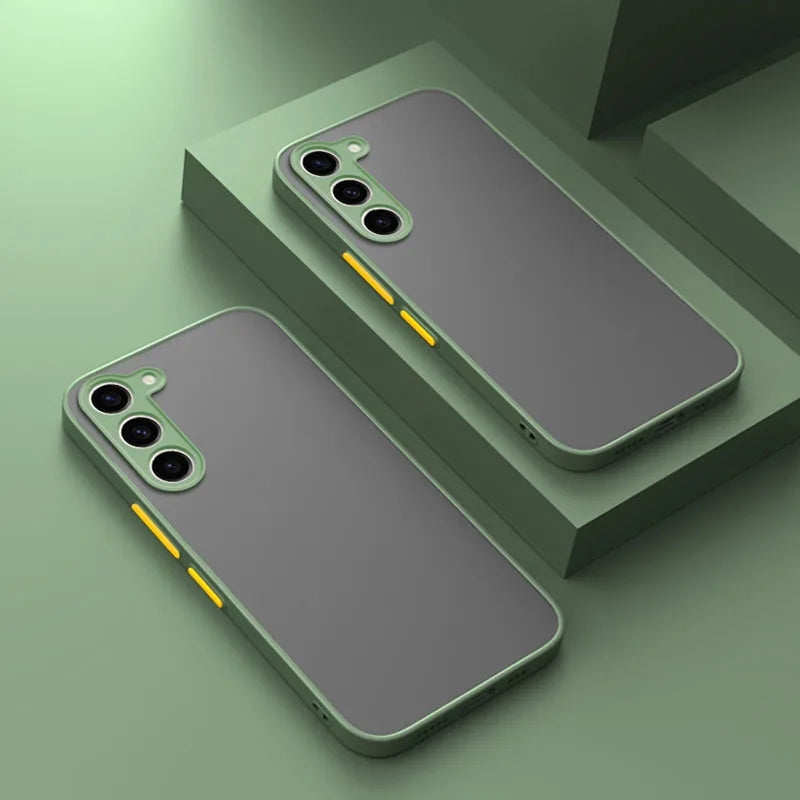 For Samsung Galaxy S25 Case Samsung Galaxy S20 S21 S22 S23 S24 fe S25 Plus 25 Ultra 5G Cover Matte Armor Shockproof Case