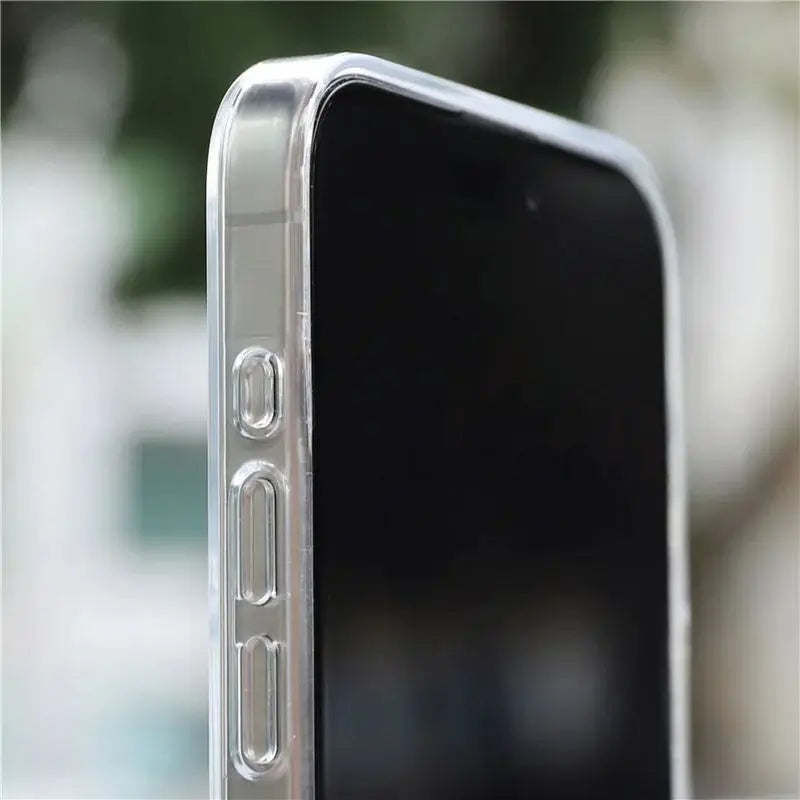 Original Transparent MagSafe Phone Case for iPhone 17 16pro max 15 16 Pro 13 14 Magnetic Wireless Charging Clear Hard PC Cover
