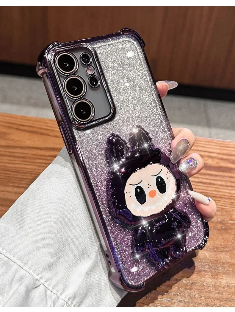 Glitter Mirror Silicone Case for Samsung Galaxy S25 Ultra