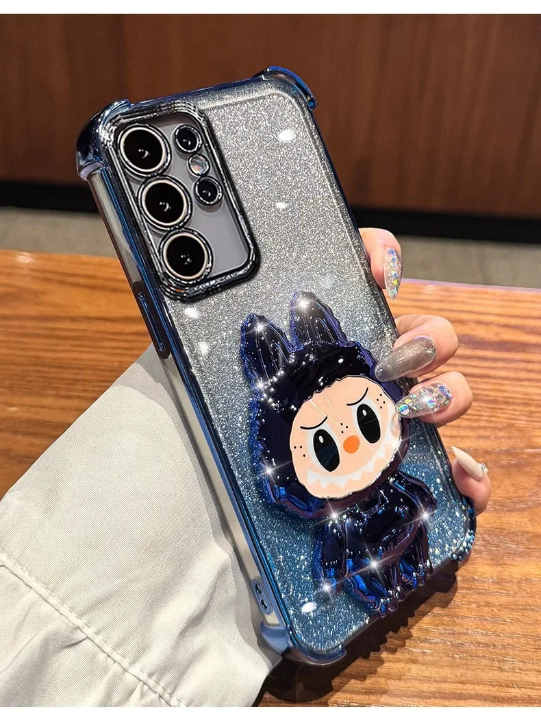 Glitter Mirror Silicone Case for Samsung Galaxy S25 Ultra