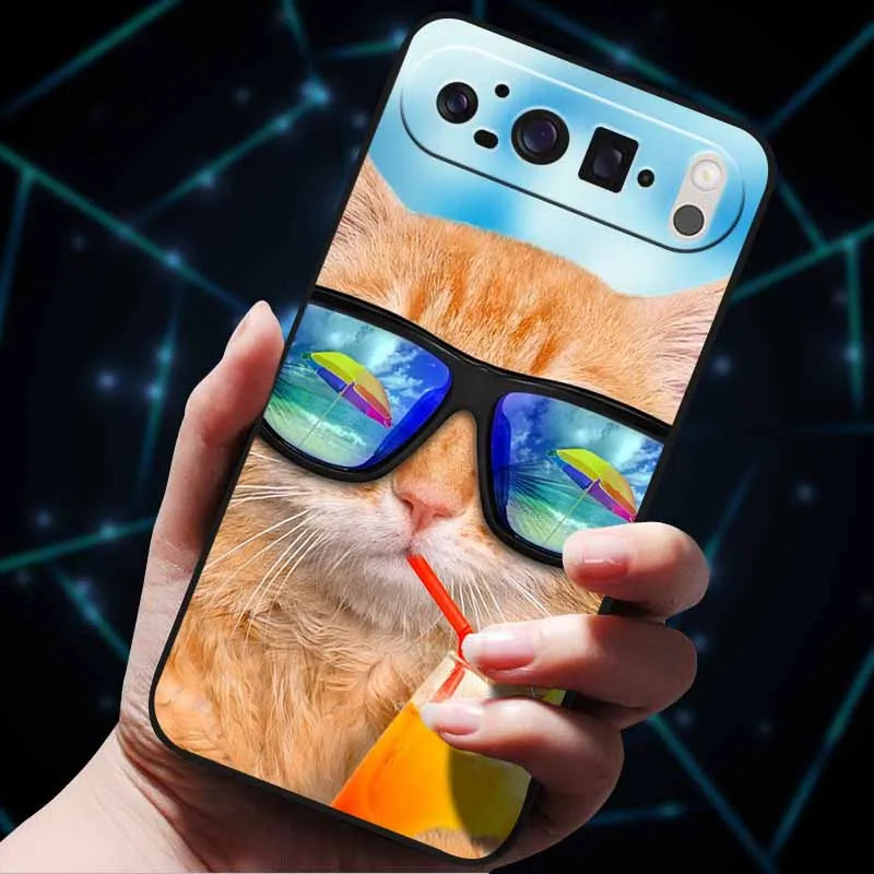Silicone TPU Soft Protector Designer Phone Case for Google Pixel 9