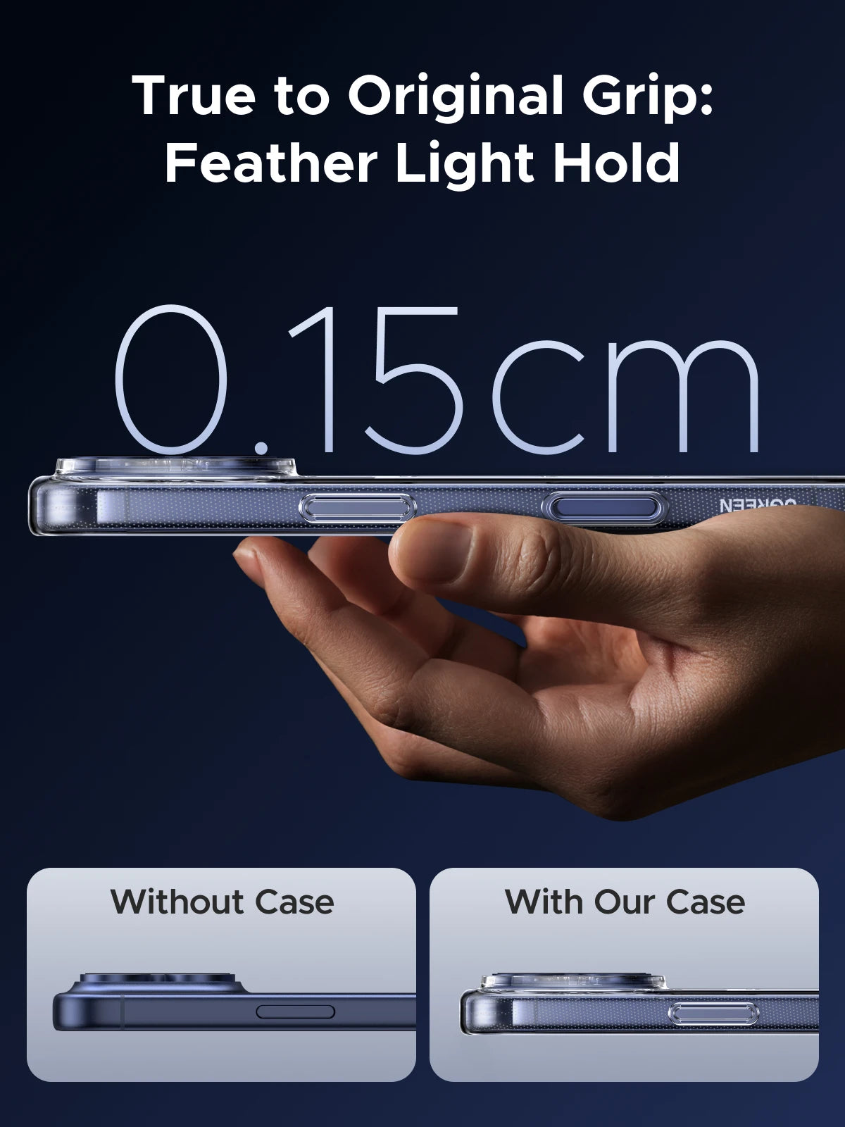 UGREEN Magnetic Shockproof Transparent Not Yellowing Premium Magsafe Case for iPhone 17