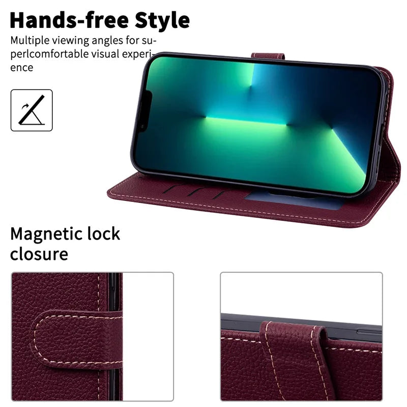S25/S25+/S25 Ultra Case For Samsung Galaxy S25 Case Wallet Leather Flip Cover For Samsung Galaxy S25 Ultra Case S25 Plus Fundas