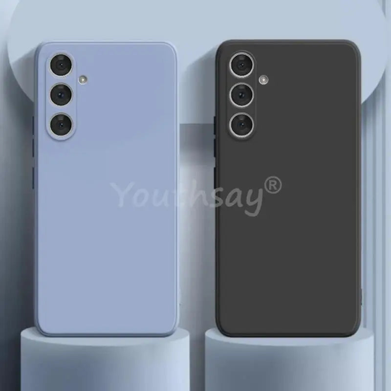 For Samsung Galaxy S25 Case Liquid Silicone Phone Case Samsung S25 Cover Plain Rubber TPU Phone Protector S25 Plus Ultra Cover
