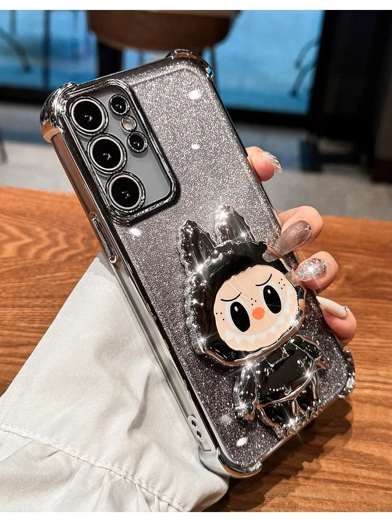 Glitter Mirror Silicone Case for Samsung Galaxy S25 Ultra