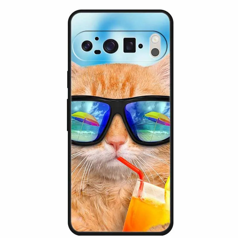 Silicone TPU Soft Protector Designer Phone Case for Google Pixel 9