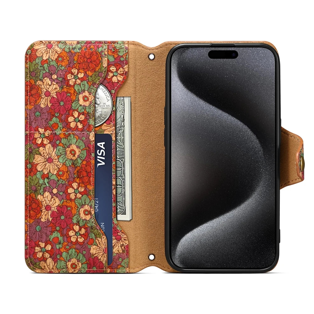Google Pixel 8 Pro Wallet Phone Case Google Pixel 8 7 7A 6 6A Case High Quality Leather National Style Totem Flip Back Cover