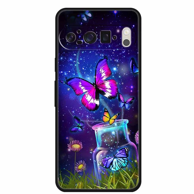 Silicone TPU Soft Protector Designer Phone Case for Google Pixel 9