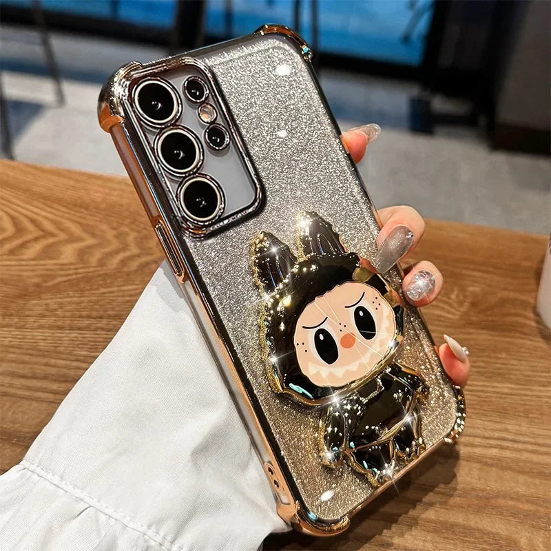 Glitter Mirror Silicone Case for Samsung Galaxy S25 Ultra