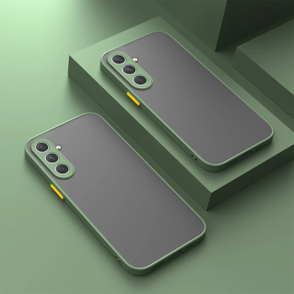 For Samsung Galaxy S25 Case Samsung Galaxy S20 S21 S22 S23 S24 fe S25 Plus 25 Ultra 5G Cover Matte Armor Shockproof Case
