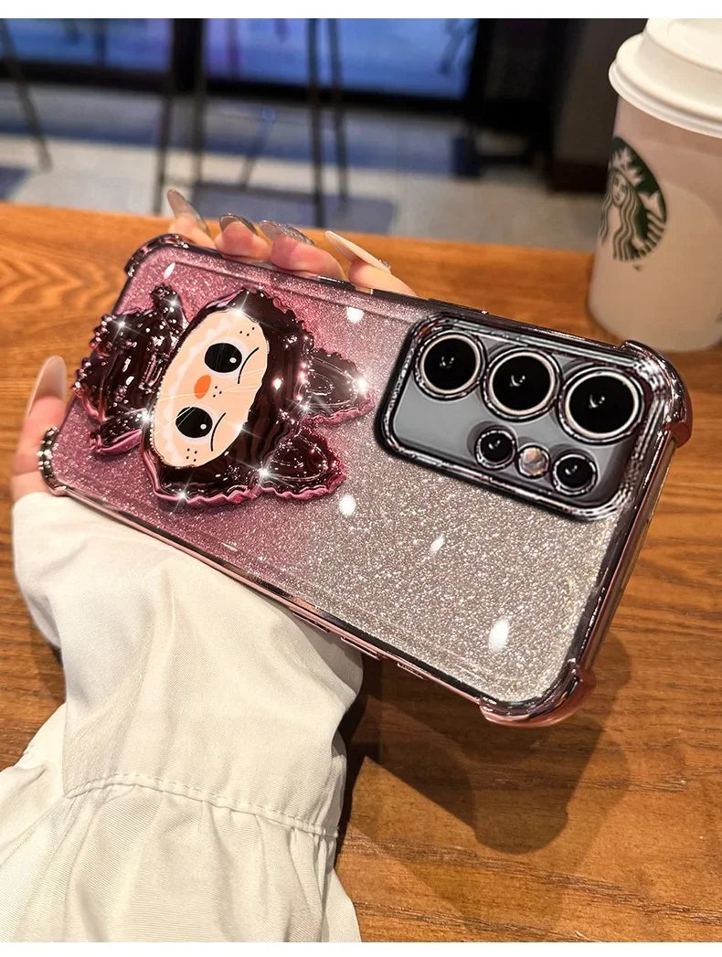 Glitter Mirror Silicone Case for Samsung Galaxy S25 Ultra