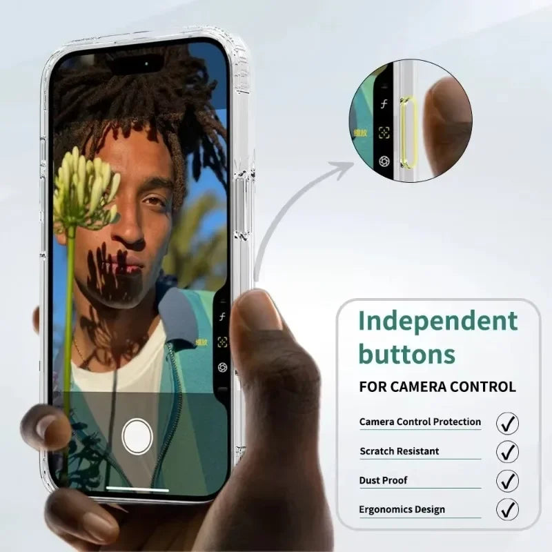 Magnetic MagSafe Case with Camera Control – iPhone 16 Lineup