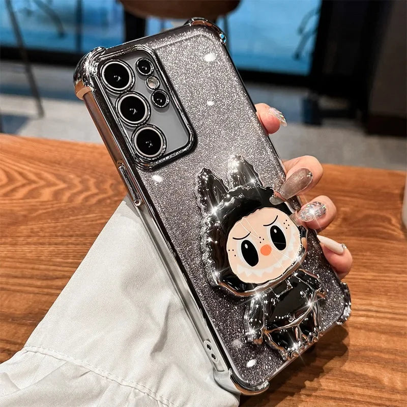 Glitter Mirror Silicone Case for Samsung Galaxy S25 Ultra