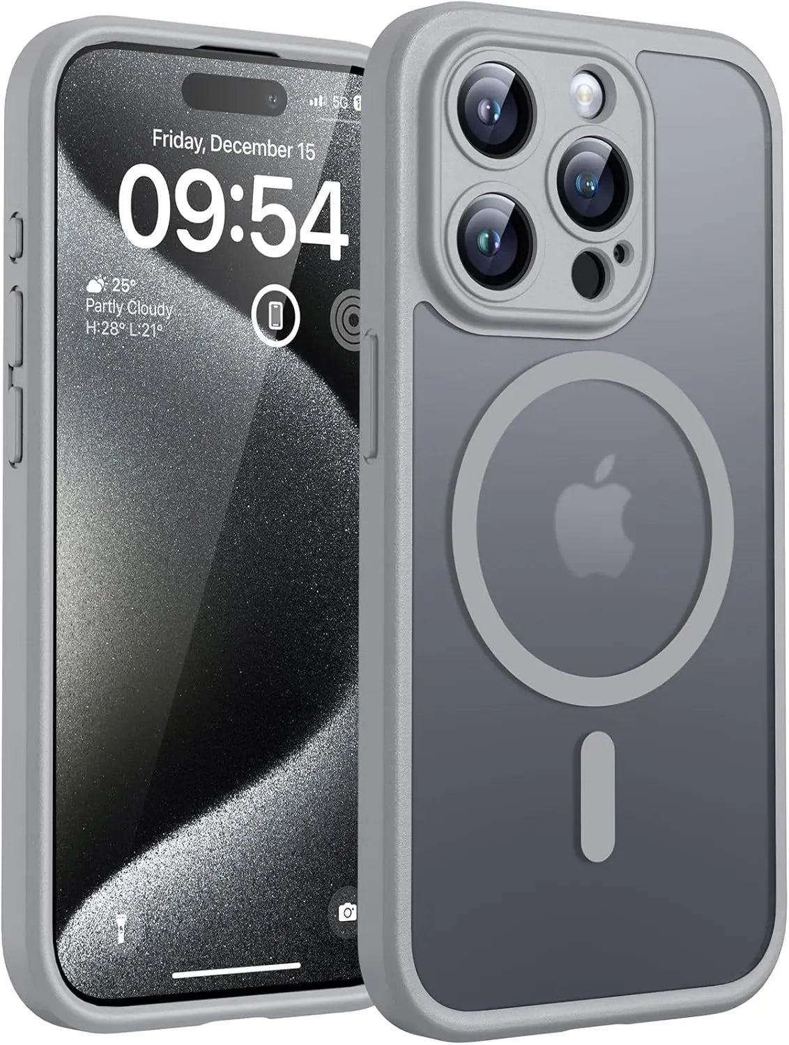 Translucent Magnetic Matte Phone Case for iPhone 16 Plus Pro Max Compatible with Magsafe