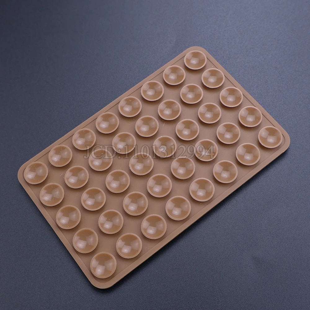 Suction Phone Case Double-Sided Mount, Silicone Sticky Phone Stand for iPhone & Android, Hands-Free Selfies, Strong Grip Holder