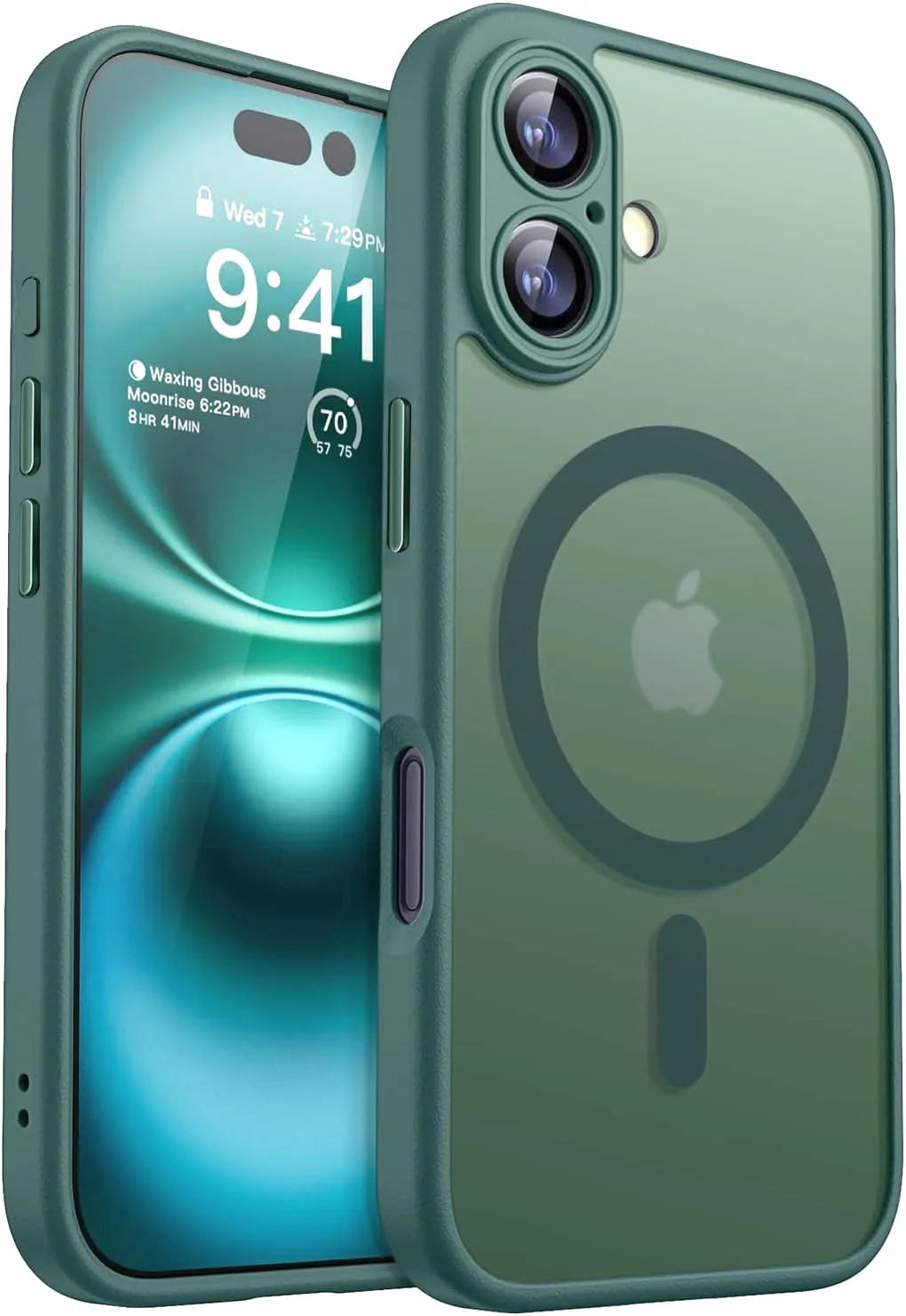 Translucent Magnetic Matte Phone Case for iPhone 16 Plus Pro Max Compatible with Magsafe
